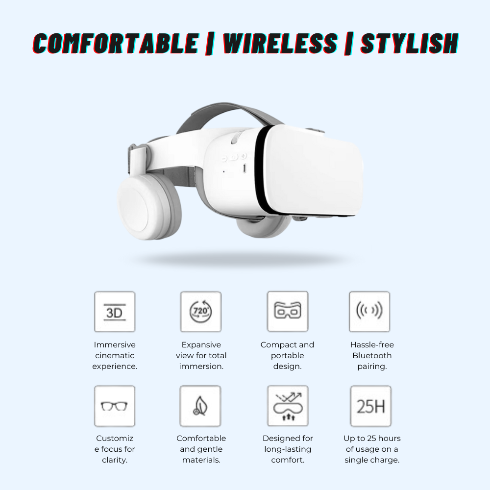 BOBO Z6 VR Bluetooth Headset - Uncategorized,