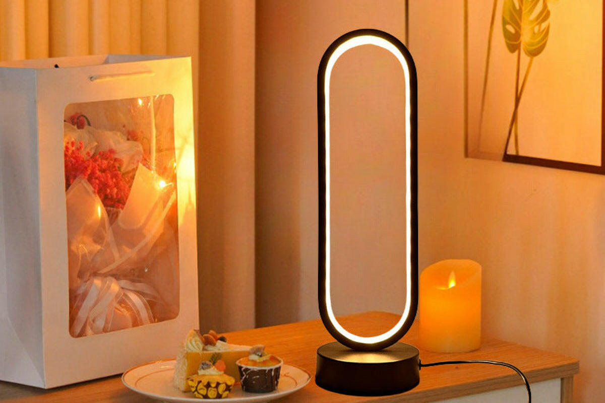 Black & White USB LED Ring Night Lamp Innofuze