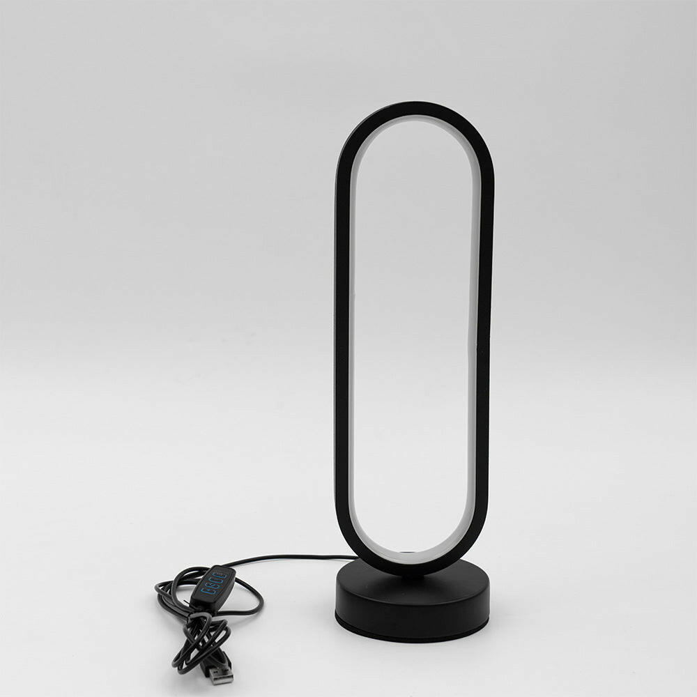 Black & White USB LED Ring Night Lamp Innofuze