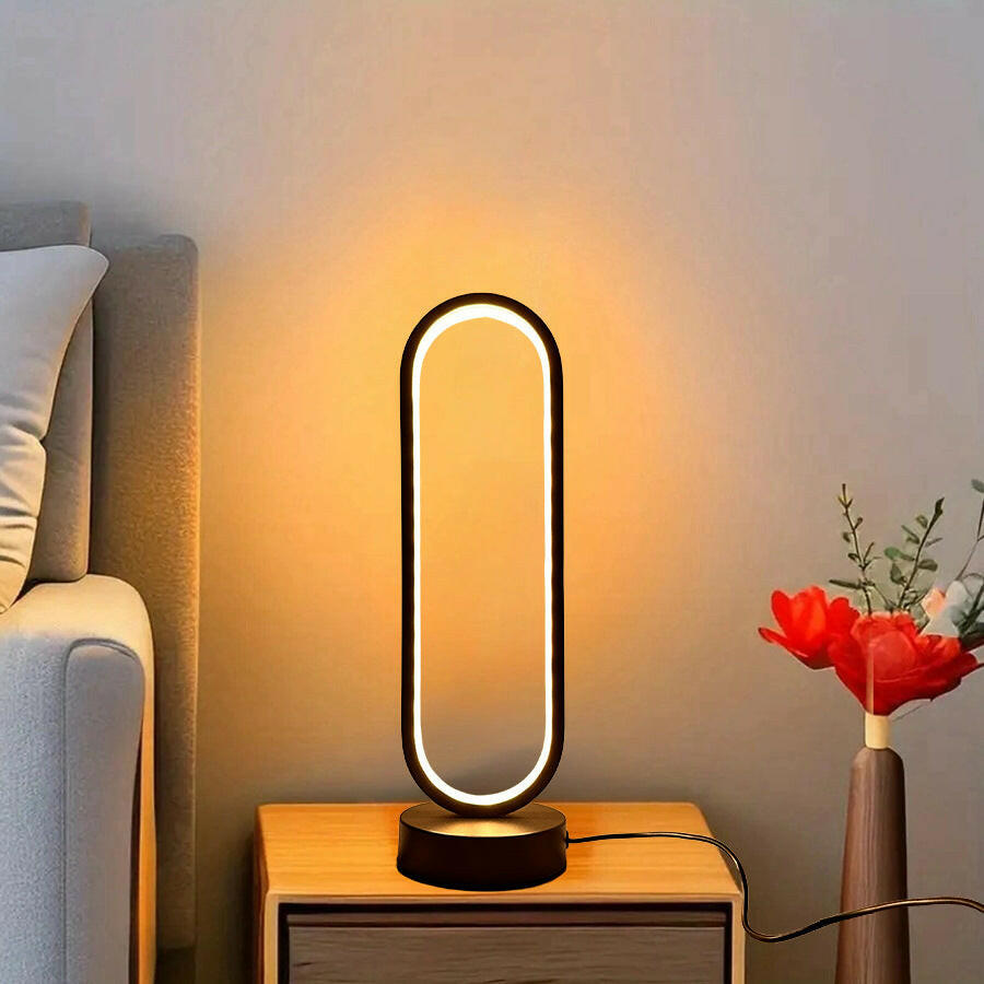Black & White USB LED Ring Night Lamp Innofuze