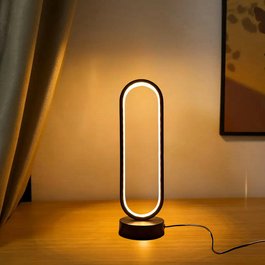 Black & White USB LED Ring Night Lamp Innofuze