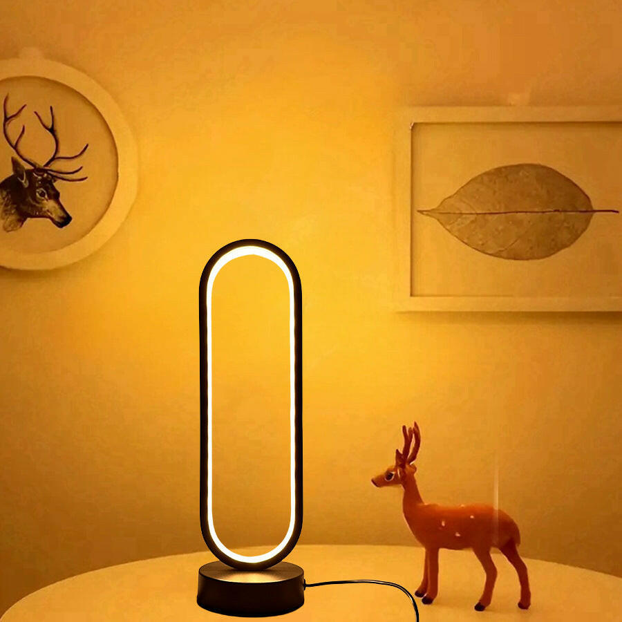 Black & White USB LED Ring Night Lamp Innofuze