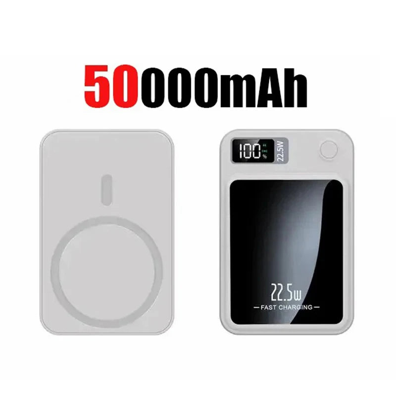 100000mAh Wireless Magnetic Power Bank Super Fast Charging Portable External Battery PowerBank Adapter For iPhone Huawei Samsung Innofuze