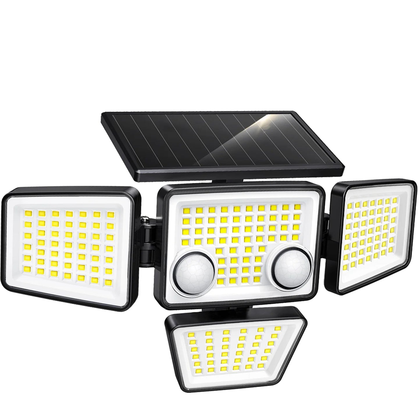 Solar Outdoor Lights - 3000LM 188 LED Motion Sensor Lights Solar Flood Security Lights for Backyard Yard Patio Innofuze