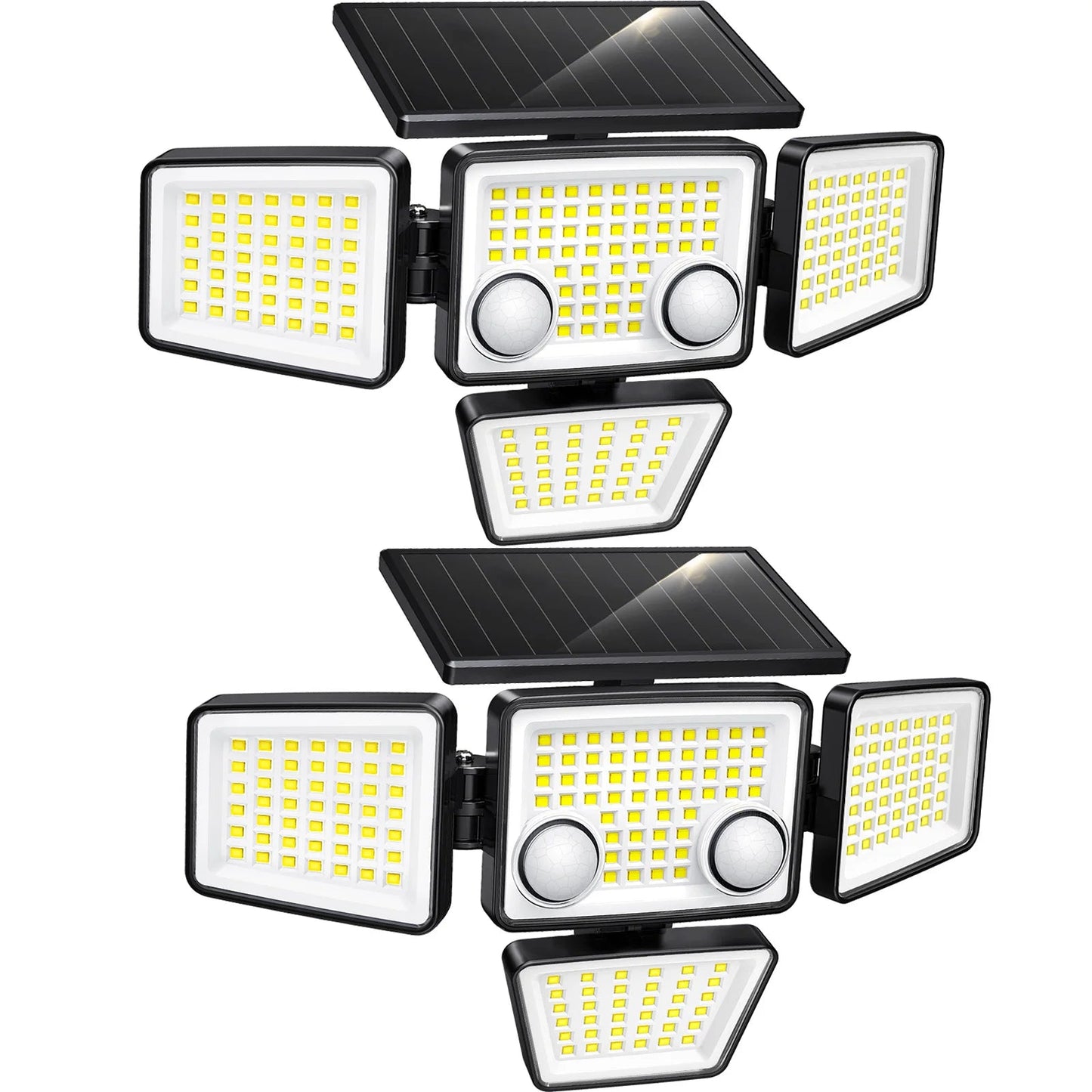 Solar Outdoor Lights - 3000LM 188 LED Motion Sensor Lights Solar Flood Security Lights for Backyard Yard Patio Innofuze