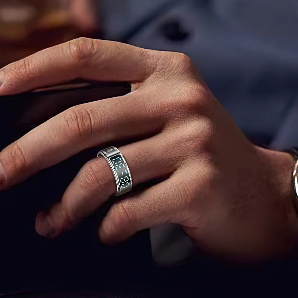 ALLOYSEED RS08 Smart Fitness Ring – 5ATM Waterproof, Heart Rate/SpO2/Sleep Tracker, Multi-Sport Modes, Bluetooth 5.1 (iOS/Android) - Uncategorized,