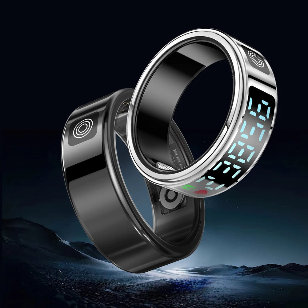 ALLOYSEED RS08 Smart Fitness Ring – 5ATM Waterproof, Heart Rate/SpO2/Sleep Tracker, Multi-Sport Modes, Bluetooth 5.1 (iOS/Android) - Uncategorized,