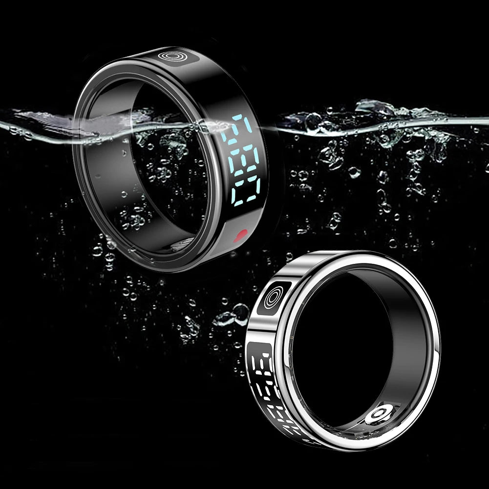 ALLOYSEED RS08 Smart Fitness Ring – 5ATM Waterproof, Heart Rate/SpO2/Sleep Tracker, Multi-Sport Modes, Bluetooth 5.1 (iOS/Android) - Uncategorized,