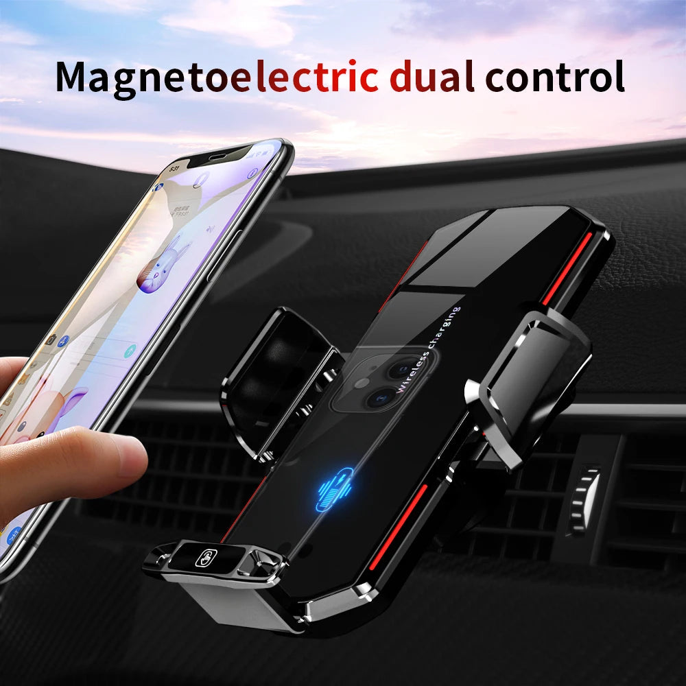 Magnetic Car Phone Holder 66W Wireless Fast Charger Infrared Induction Car Air Vent Bracket for iPhone 12 13 14 15 Andorid Mount Innofuze