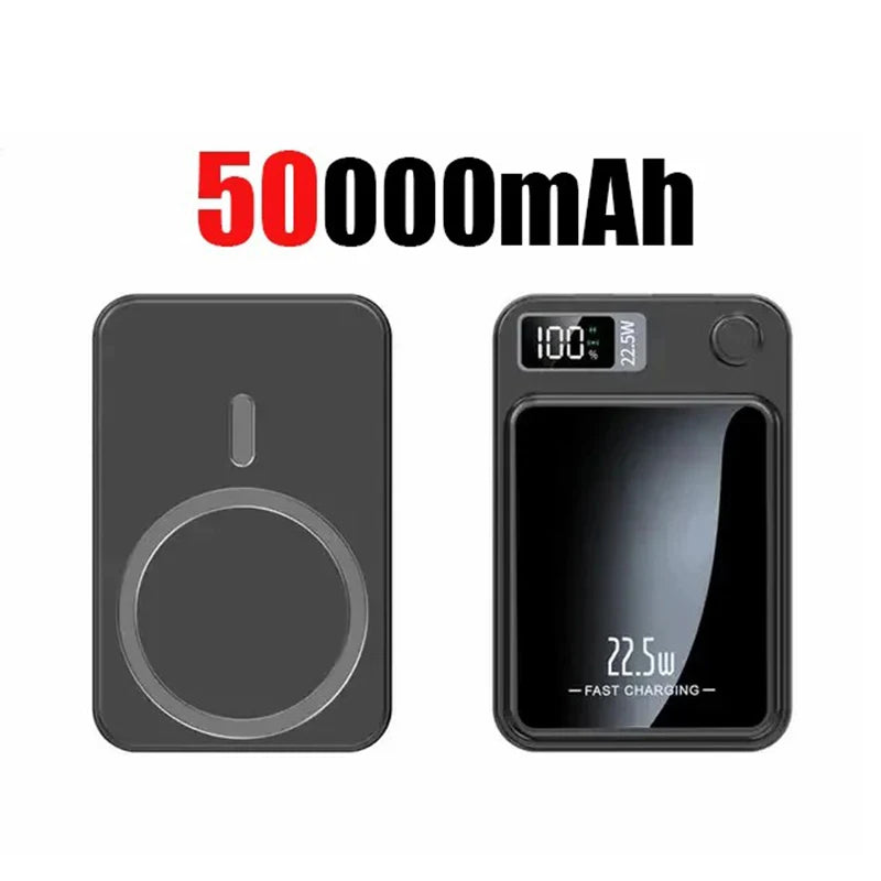 100000mAh Wireless Magnetic Power Bank Super Fast Charging Portable External Battery PowerBank Adapter For iPhone Huawei Samsung Innofuze