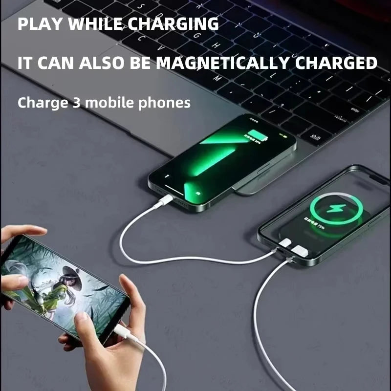 100000mAh Wireless Magnetic Power Bank Super Fast Charging Portable External Battery PowerBank Adapter For iPhone Huawei Samsung Innofuze
