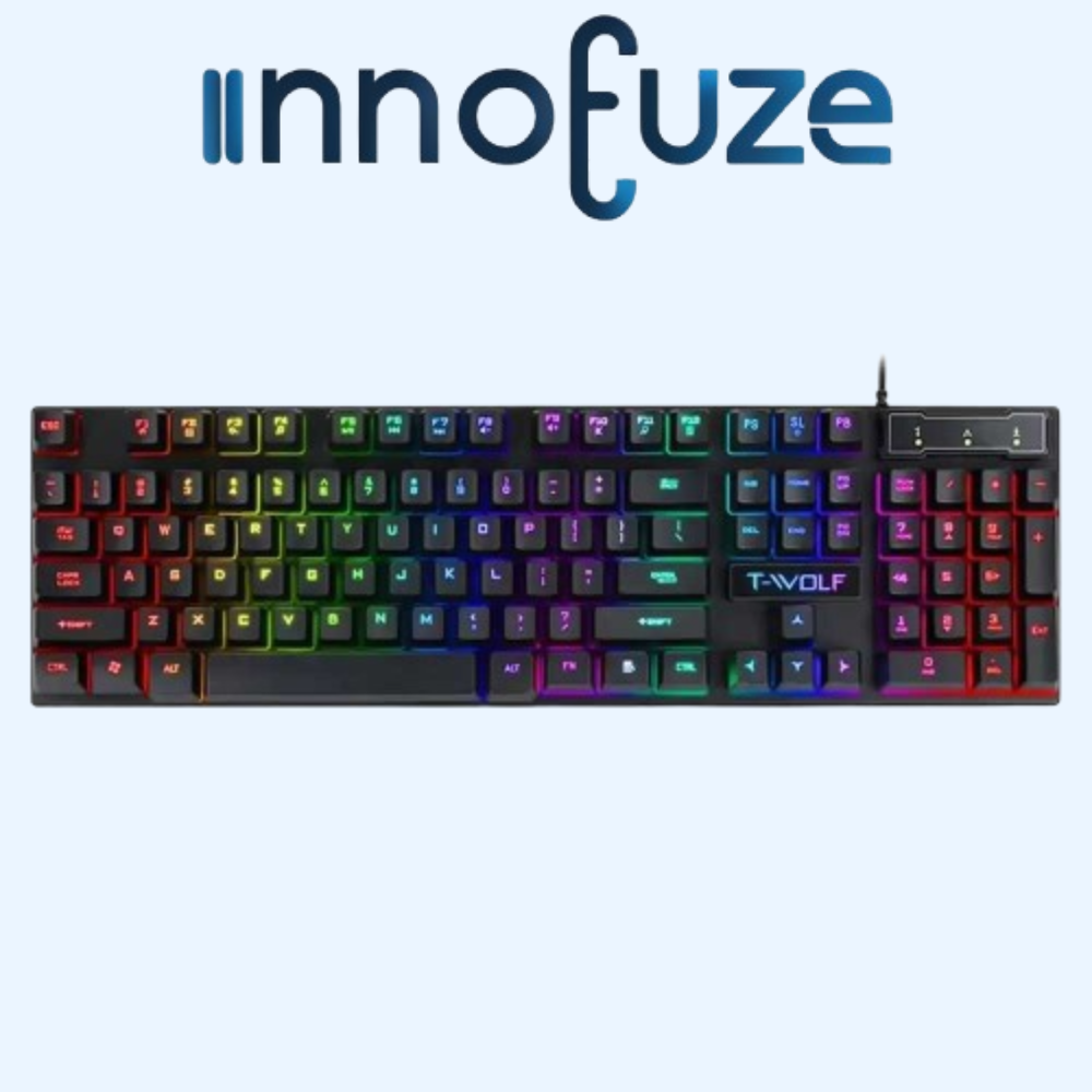 Luminous USB Wired Gaming Keyboard Innofuze