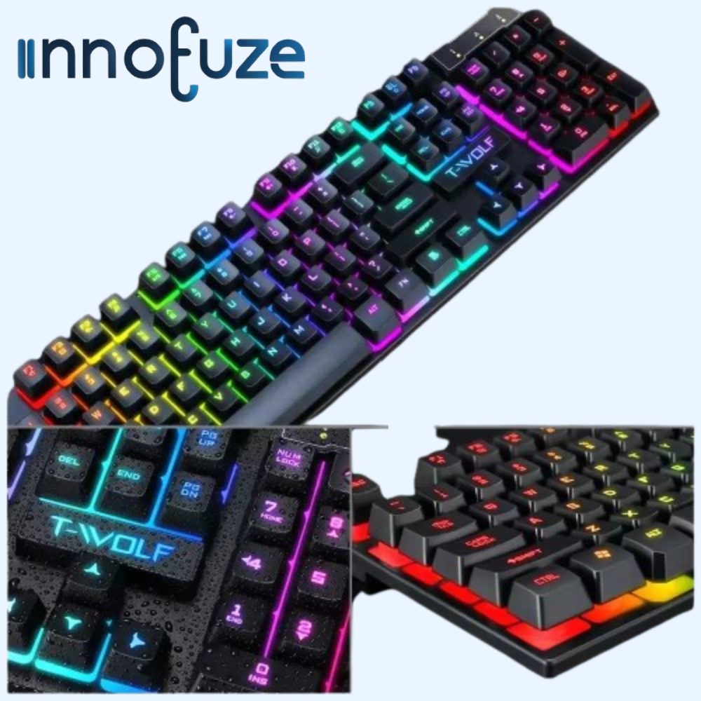 Luminous USB Wired Gaming Keyboard Innofuze