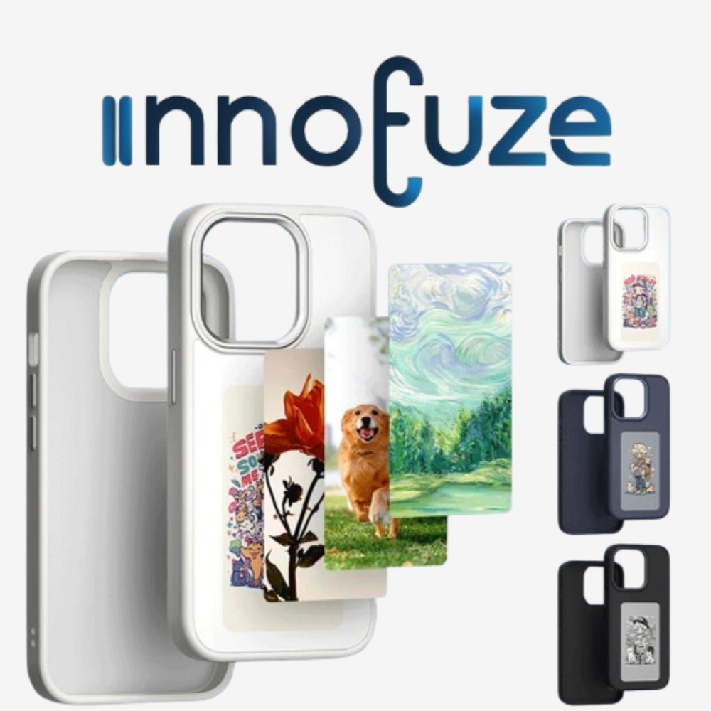 Luxury E-Ink Phone Case – Custom Projection, Battery-Free Innofuze