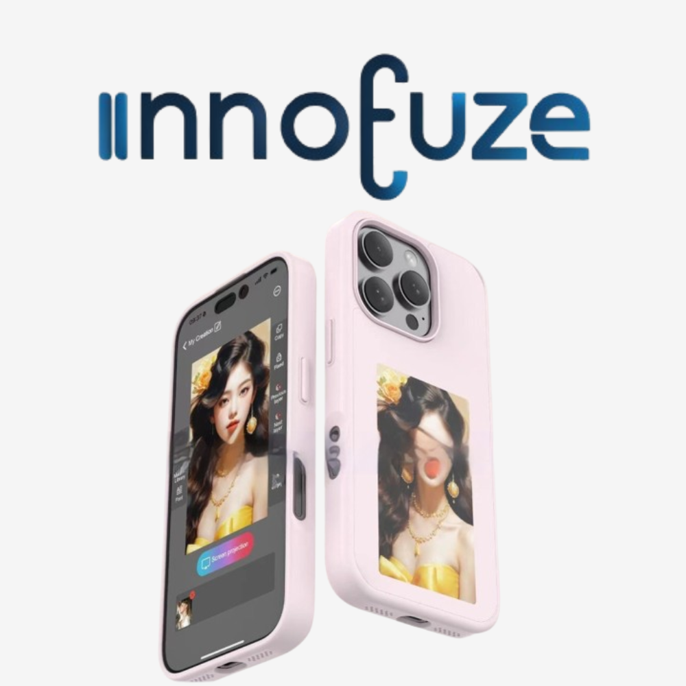 Luxury E-Ink Phone Case – Custom Projection, Battery-Free Innofuze