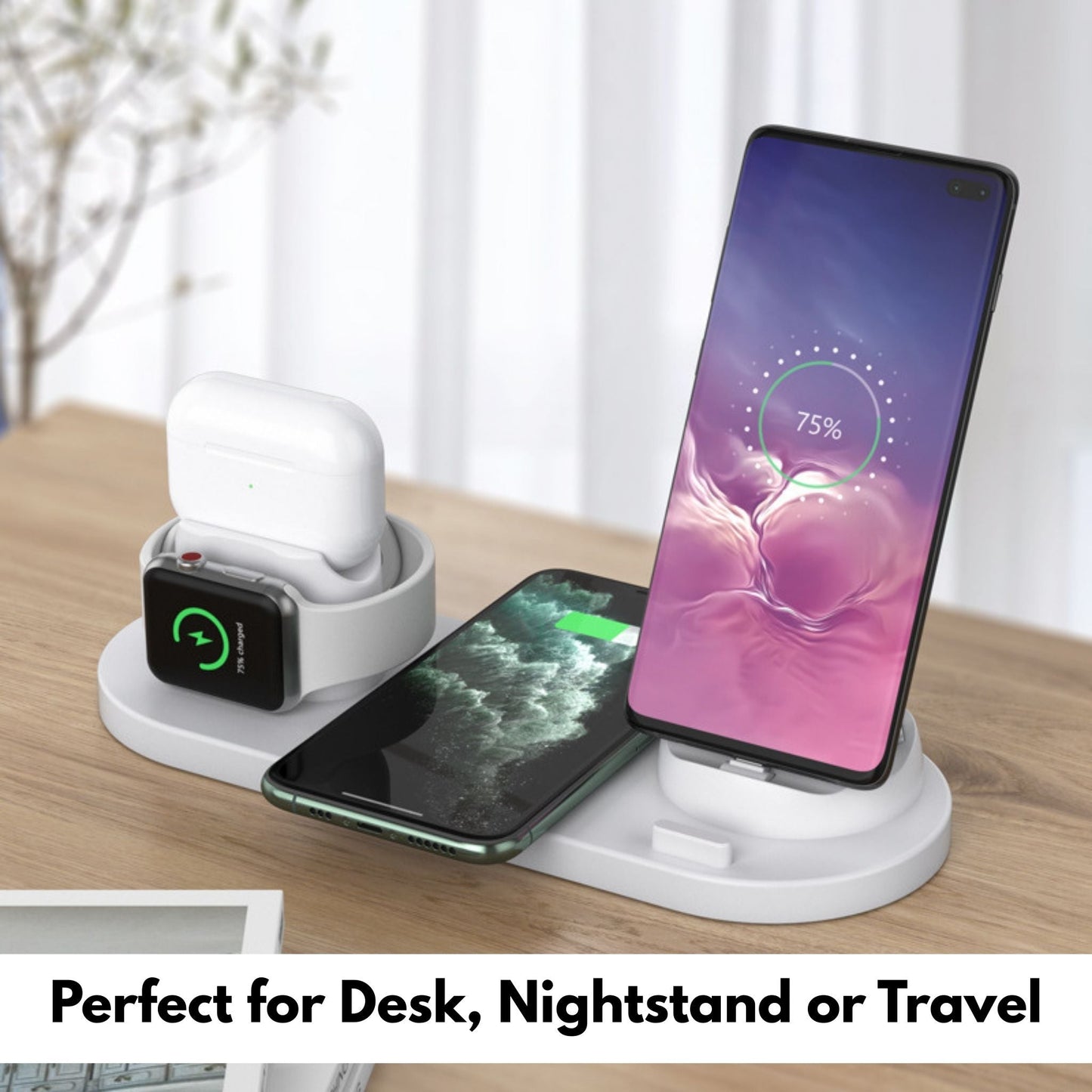 6-in-1 Apple Charging Dock – iPhone, Watch & AirPods Wireless Charger - Innofuze Innofuze