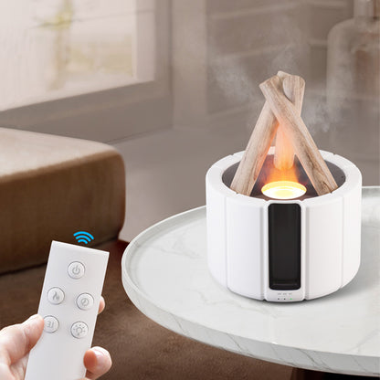 Simulated Flame Aromatherapy Humidifier – Home & Office