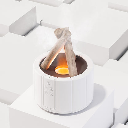 Simulated Flame Aromatherapy Humidifier – Home & Office