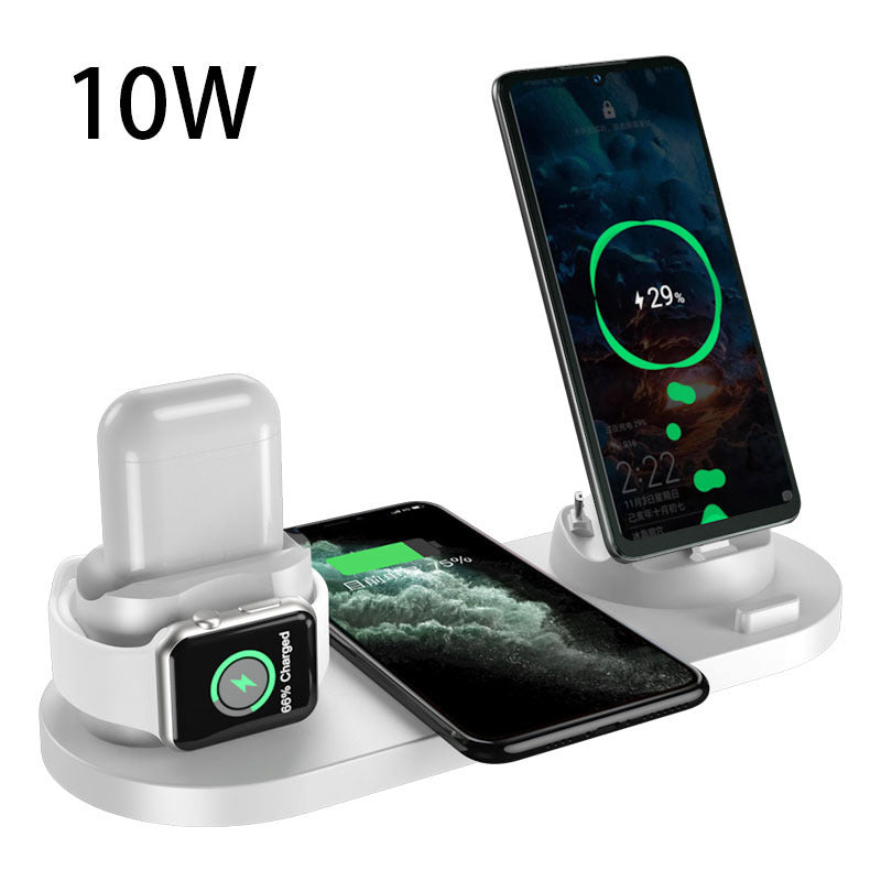 6-in-1 Wireless Charging Dock – For iPhone & Apple Watch