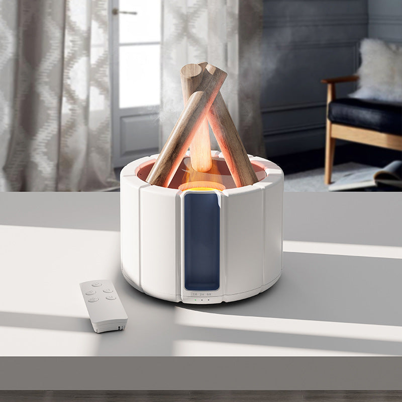 Simulated Flame Aromatherapy Humidifier – Home & Office