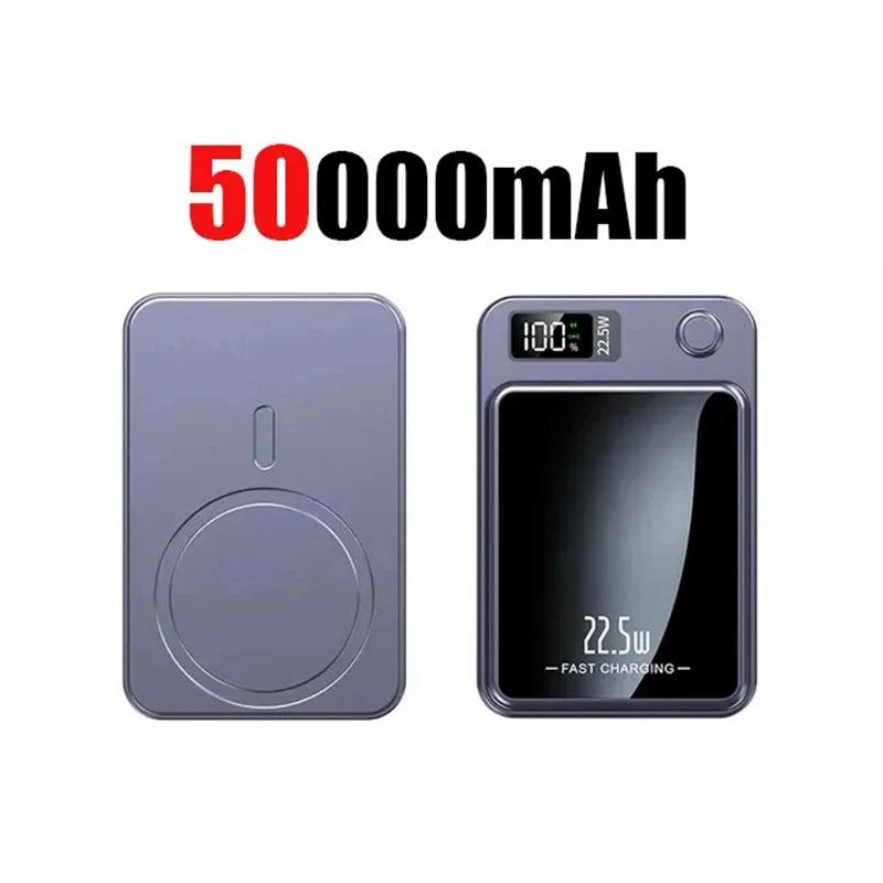 100000mAh Wireless Magnetic Power Bank Super Fast Charging Portable External Battery PowerBank Adapter For iPhone Huawei Samsung Innofuze