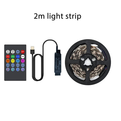 TV Backlight Music Sync USB Powered RGB LED Strip Light for 15 - 80 Inch TV, Mirror, PC Innofuze