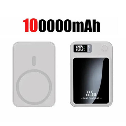100000mAh Wireless Magnetic Power Bank Super Fast Charging Portable External Battery PowerBank Adapter For iPhone Huawei Samsung Innofuze