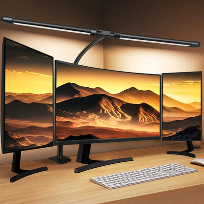 Double Head LED Clip Desk Lamp Architect Table Lamp for Home Office Lighting 3 Color Mode and 10 Dimmable Eye Protect Desk lamps Innofuze