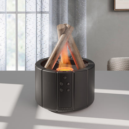 Simulated Flame Aromatherapy Humidifier – Home & Office