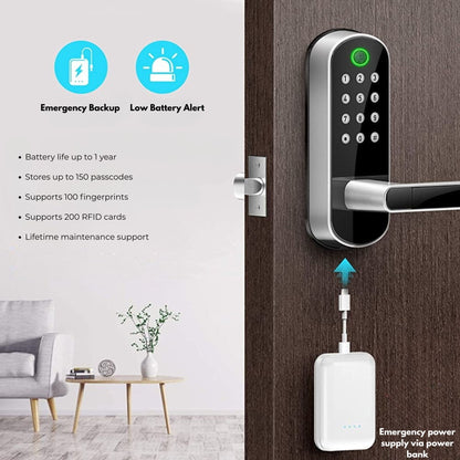 Smart Fingerprint Door Lock – Keyless WiFi Entry with App Control | Innofuze Innofuze