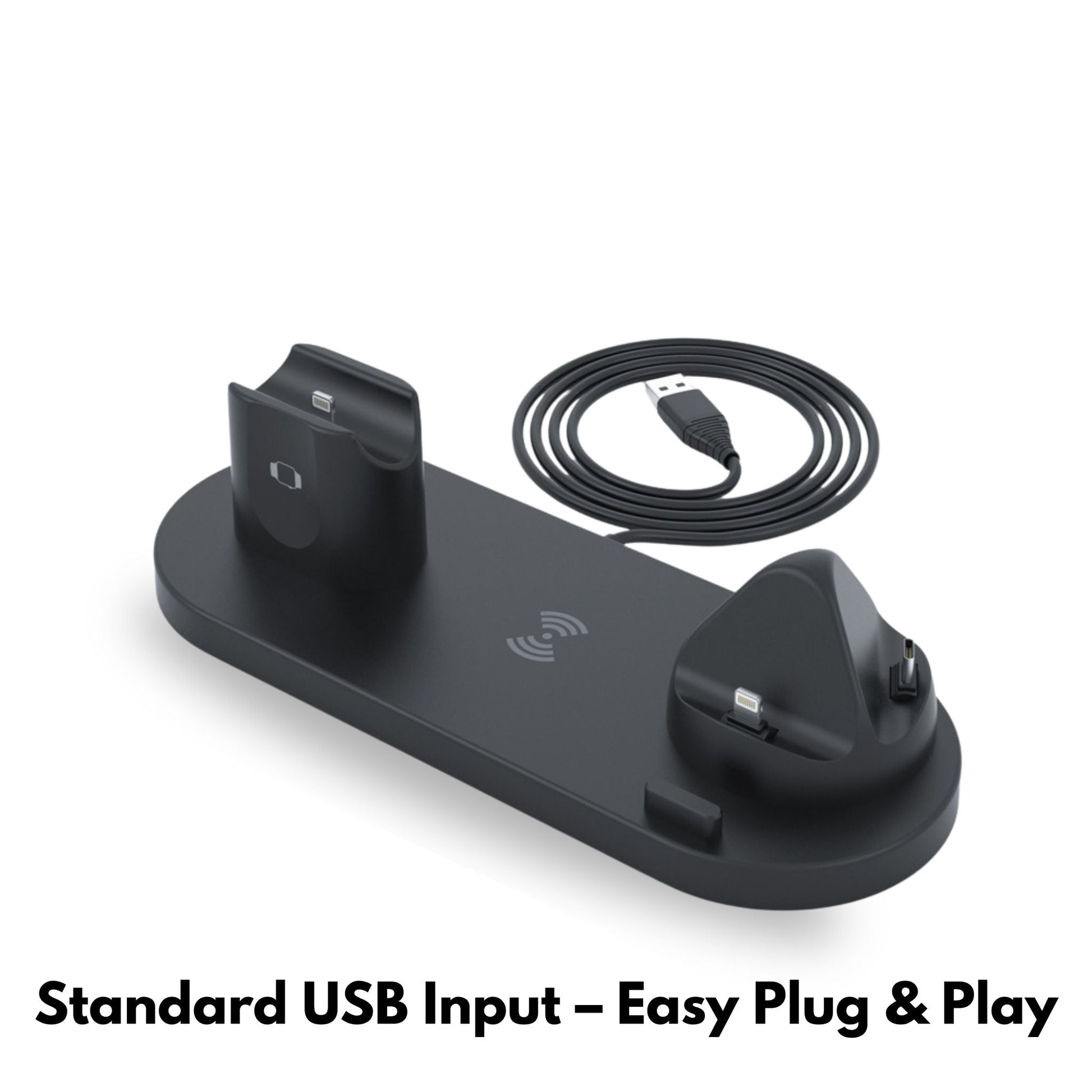 6-in-1 Apple Charging Dock – iPhone, Watch & AirPods Wireless Charger - Innofuze Innofuze